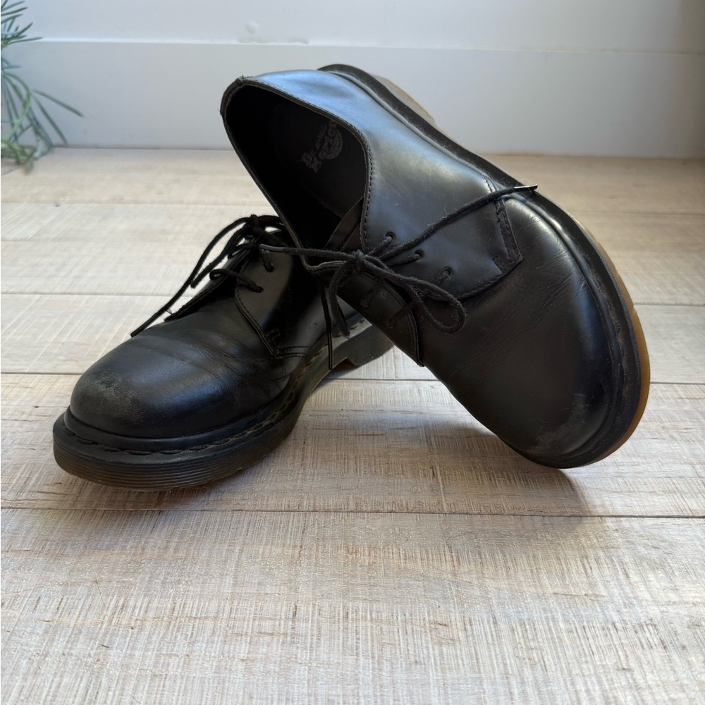Dr. Martens Black Leather Oxfords